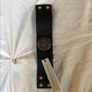 Leather Cuff with studs